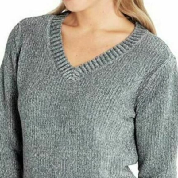 Orvis Ladies' Chenille Pullover V-Neck Sweater XS - Picture 2 of 6
